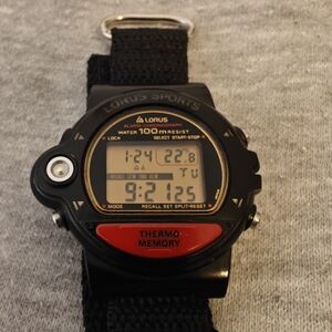 Sports Black Digital Watch